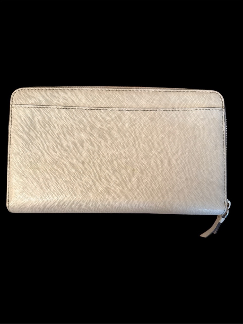 kate spade Neutral Taupe Saffiano Zip Wallet - Picture 2 of 5